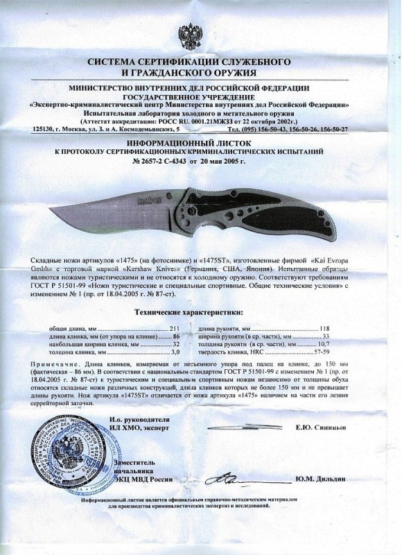 Kershaw 1475 (1475ST)