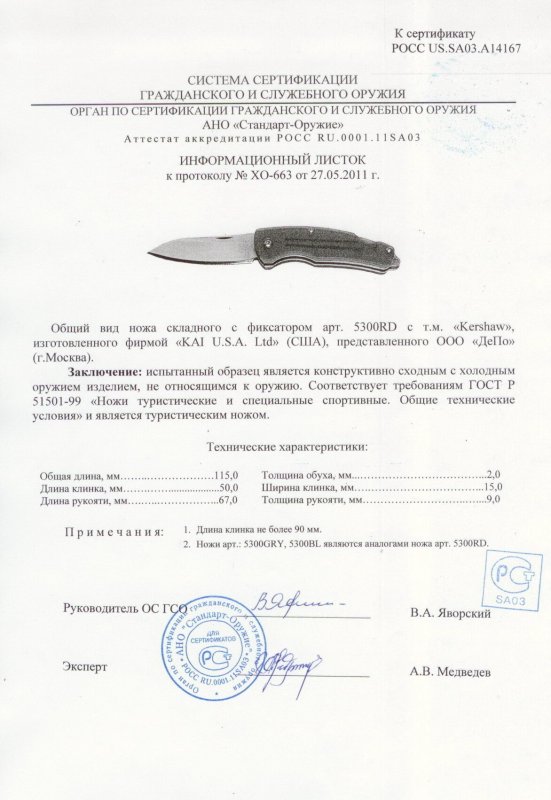 Kershaw 5300RD (5300GRY, 5300BL)