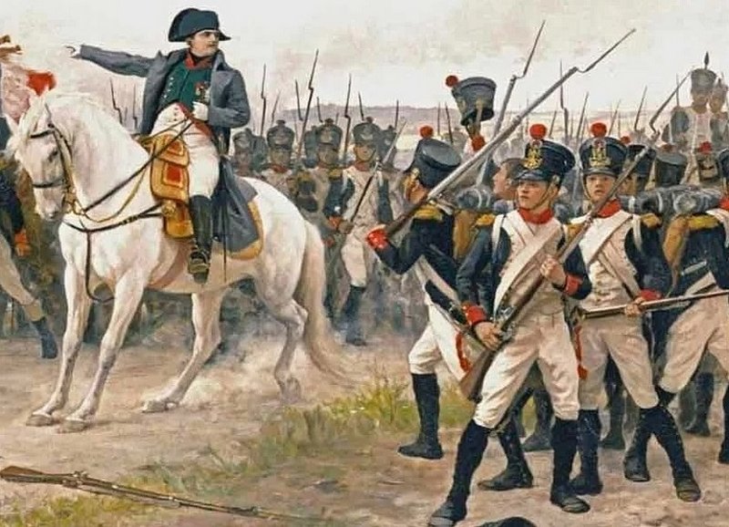 Наполеон и французская пехота 1812 г.