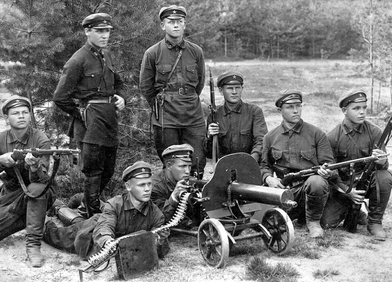 Пехотинцы Красной Армии. Фото 1939 г.