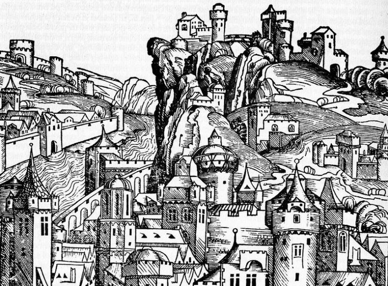 Валахия на гравюре Нюрнбергской хроники 1493 г.