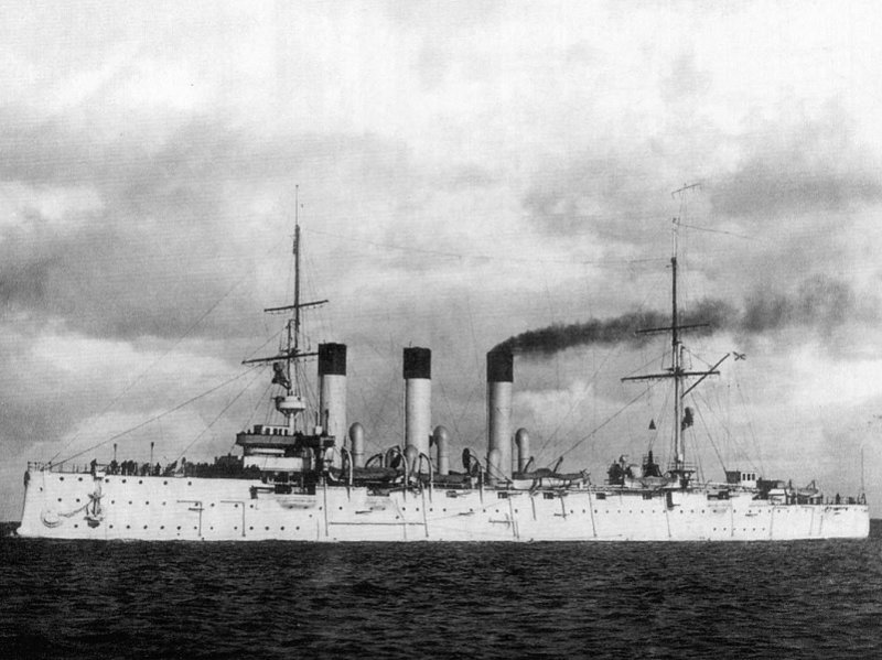 «Аврора» на испытаниях 1903 г.