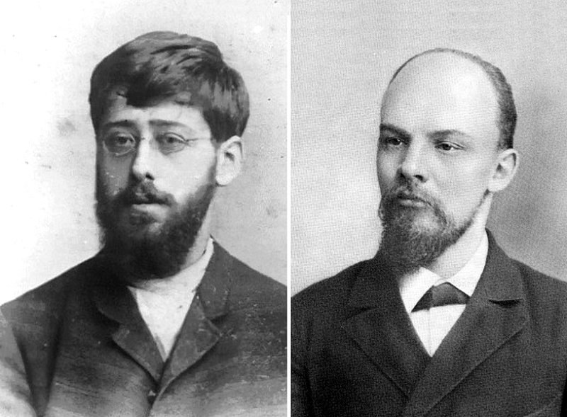 Мартов и Ленин в 1890-х гг.