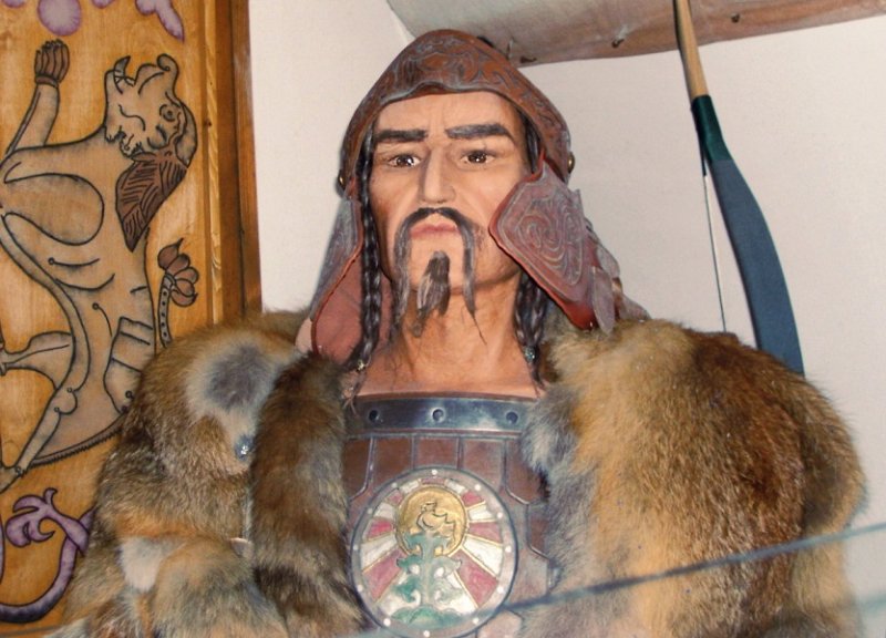 Великий варвар Атилла. Восковая фигура.