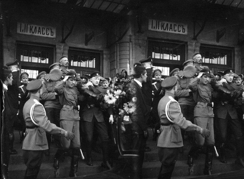 Приезд в Москву генерала Корнилова. Август 1917 г.