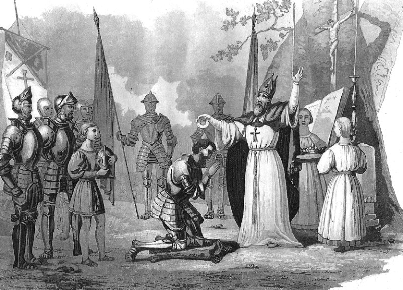 Коронация Миндовга. Гравюра 1824 г.