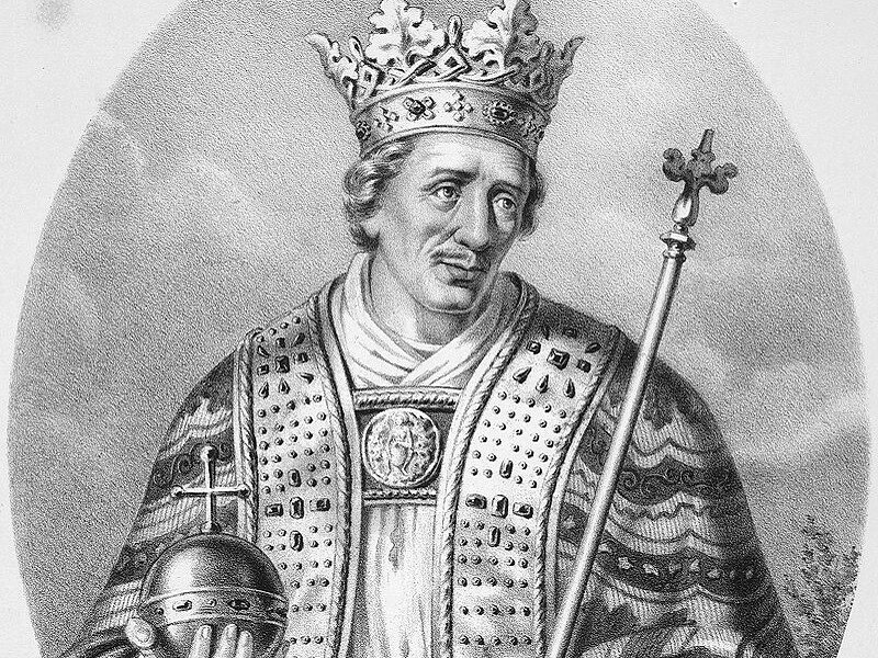 Казимир IV Ягеллон на гравюре 1860 г.
