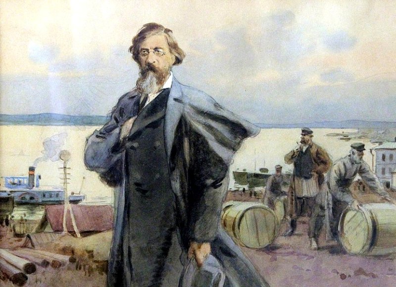 Н.Г. Чернышевский. Современный рисунок