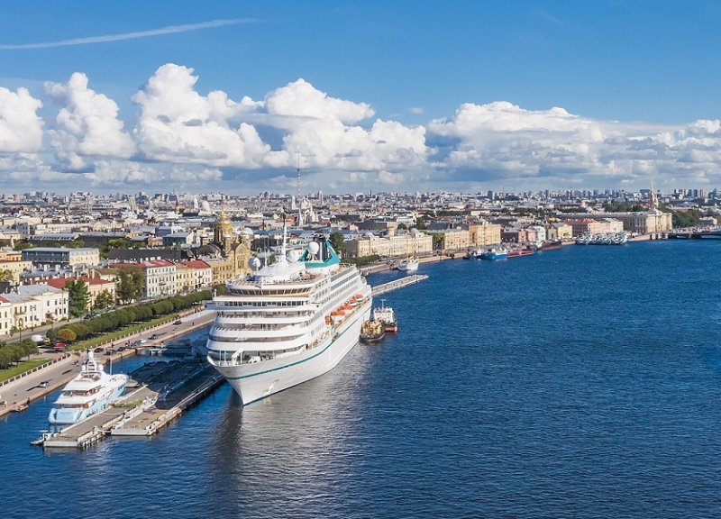 Панорама Санкт-Петербурга на Большой Неве