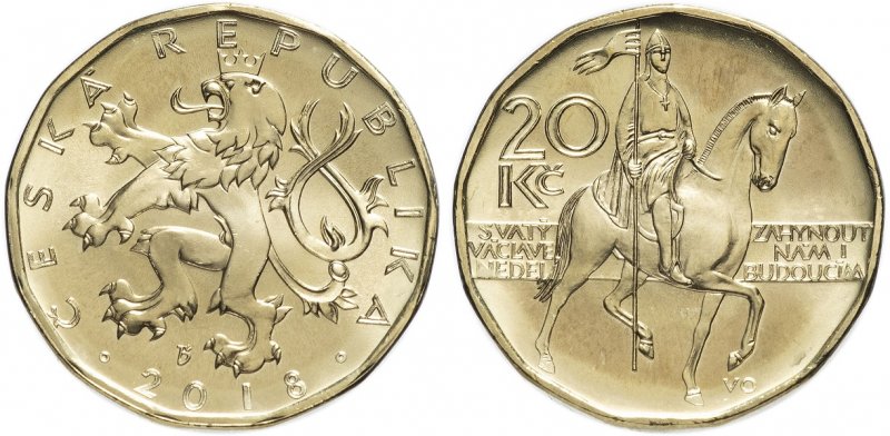 20 чешских крон (2018)