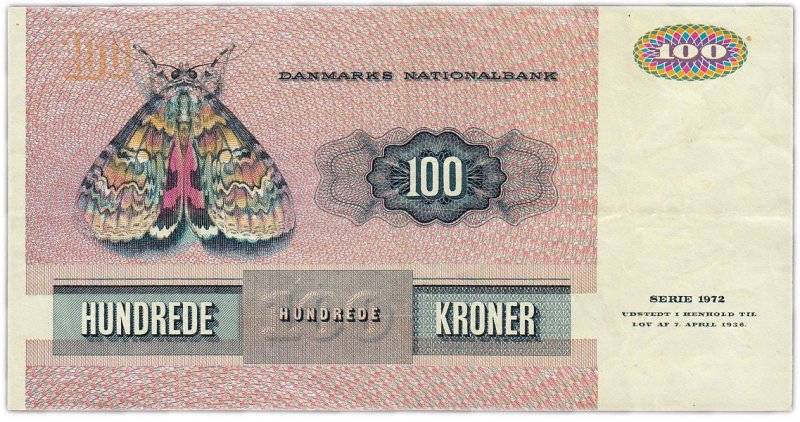100 датских крон 1972 (1990)
