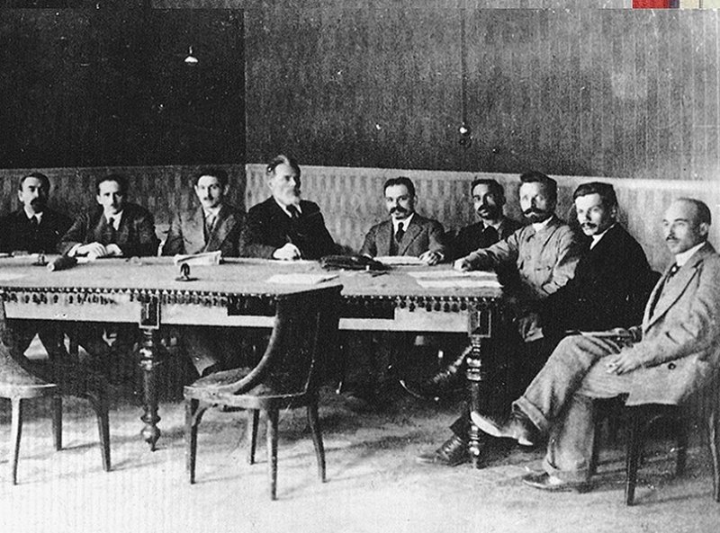 Комитет членов Учредительного собрания в январе 1918 г.