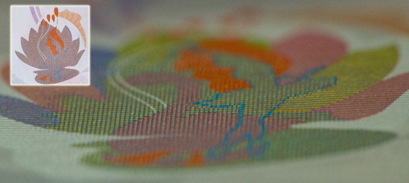 Оптико-переменный элемент крупным планом