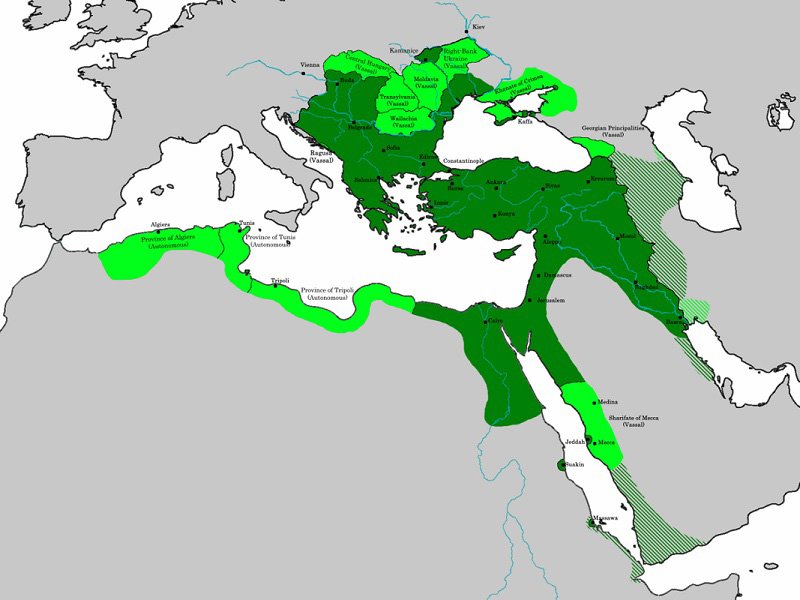 Османская империя в 1680-х гг.