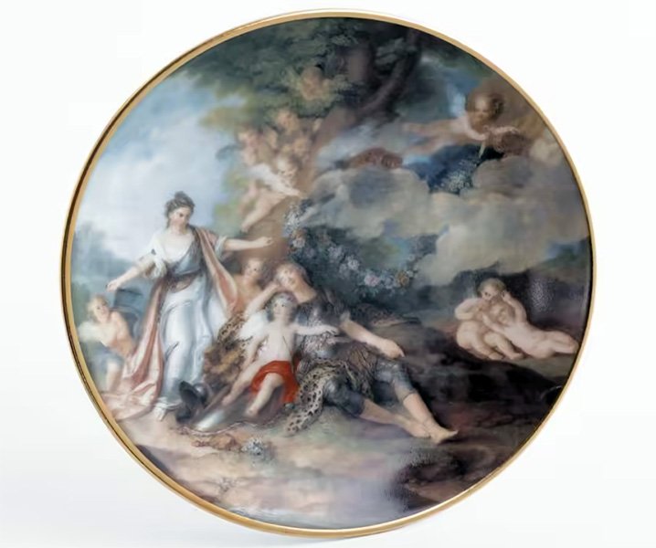 Тарелка настенная «Мифология» (Баварский период Gloria)