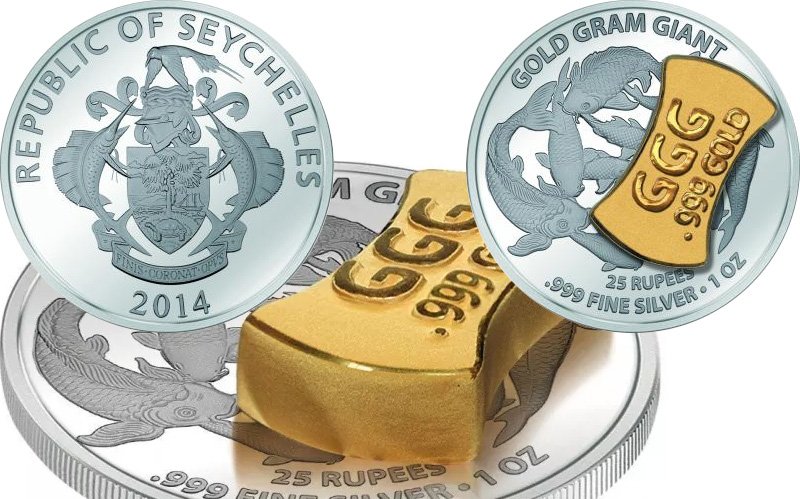 25 рупий Сейшельских островов 2014 года «Gold Gram Giant»