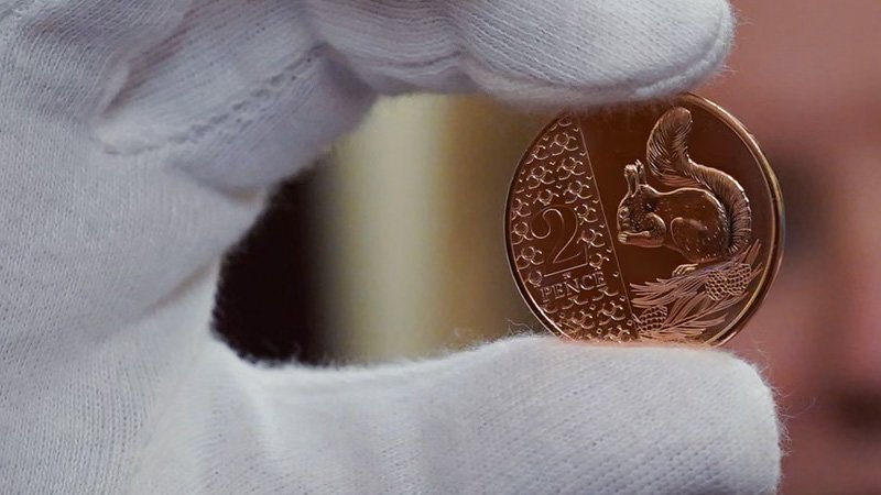 Готовая монета 2 пенса