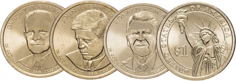 Монеты "президентской" серии