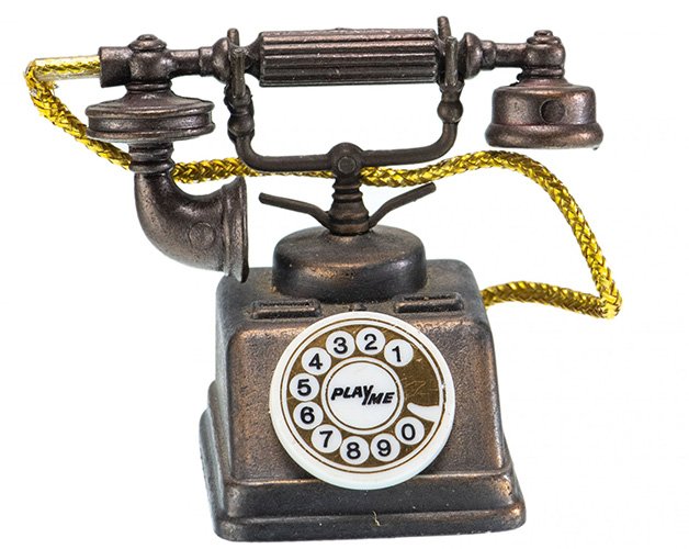 Точилка «Телефон», сплав металла с омеднением, «Play Me», Испания, 1970-1990 гг.