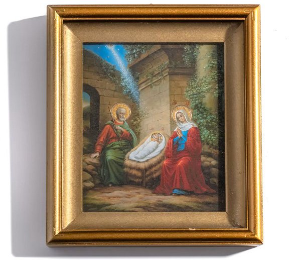 Икона «Рождество Христово» в раме (2000-2015 гг.)