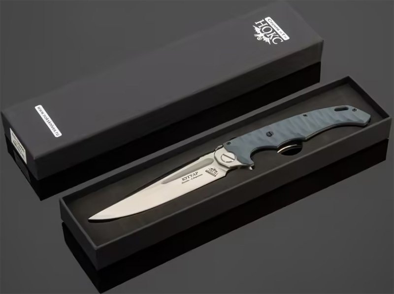Нож «Кугуар С» в упаковочной коробке