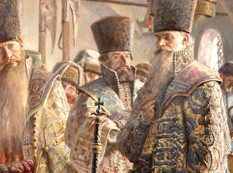 Царские бояре. Современный рисунок