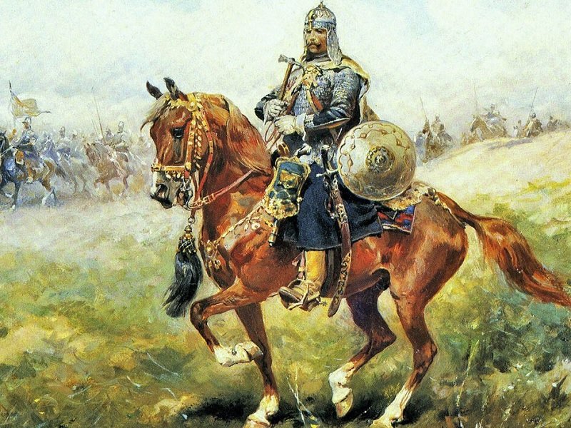 Литовский панцирный боярин. Картина 1890 г.