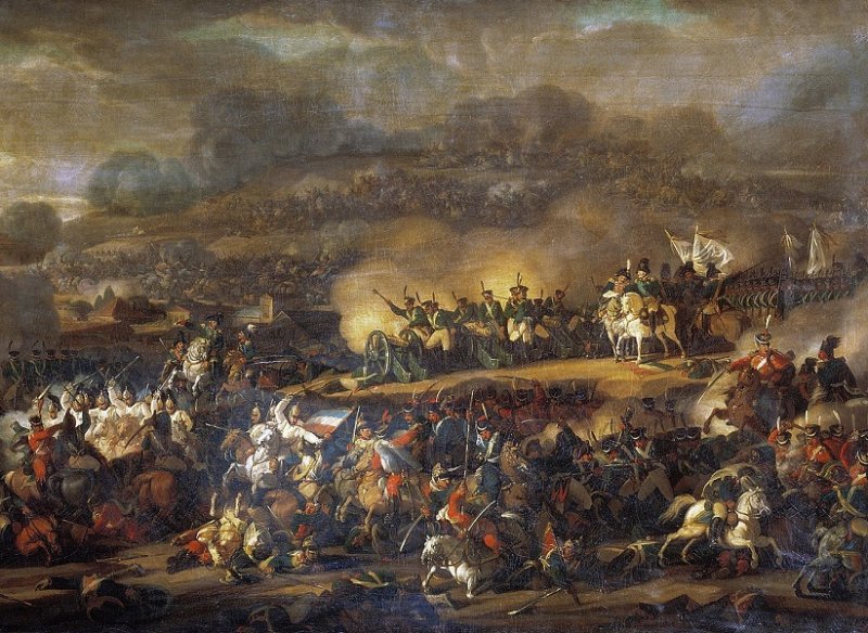 Сражение под Лейпцигом. Картина 1815 г.