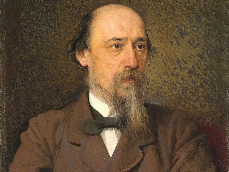 Портрет Н. Некрасова 1877 г.