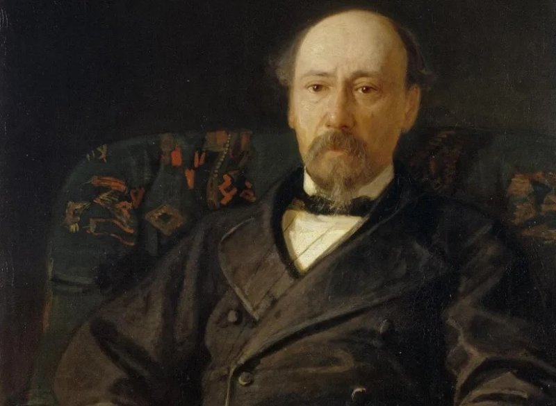Портрет Некрасова 1872 г.