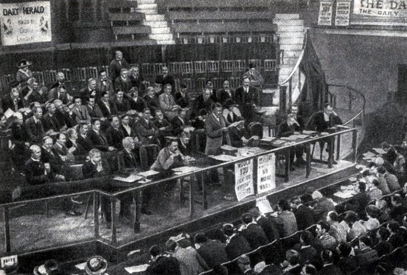 Английские лейбористы на партийной конференции 1920 г.