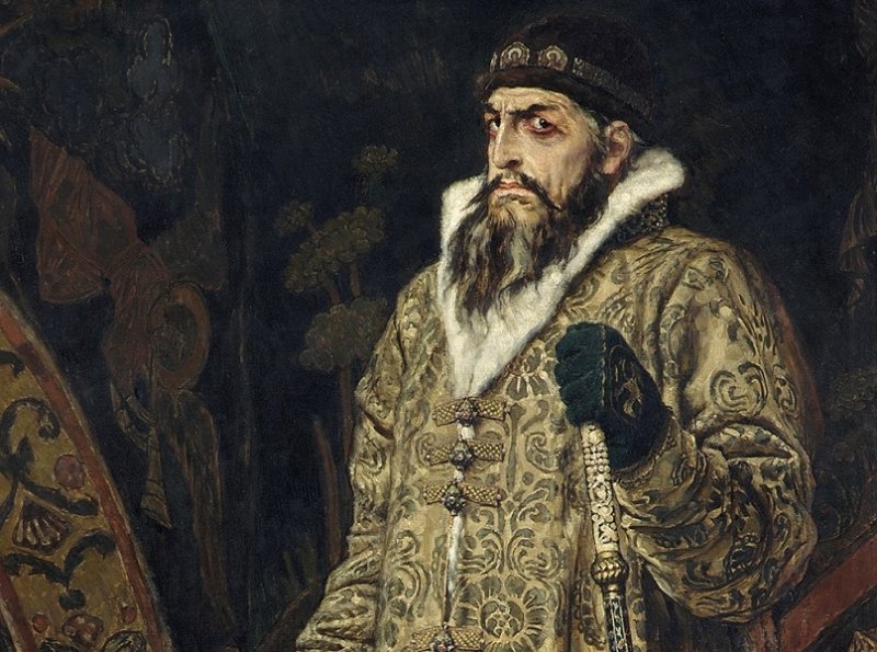 Первый русский царь Иван Грозный. Картина В. Васнецова 1897 г.