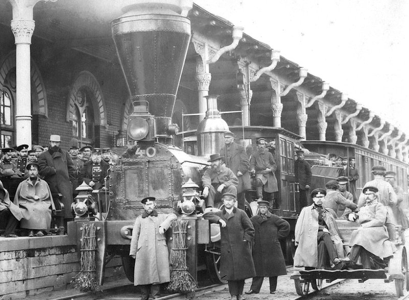 Поезд на ст. Тверь в 1863 г.