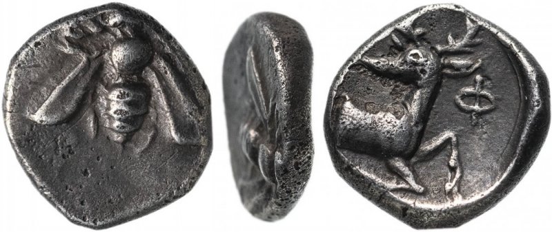 Иония, Эфес, 390-380 годы до н.э., тригемиобол