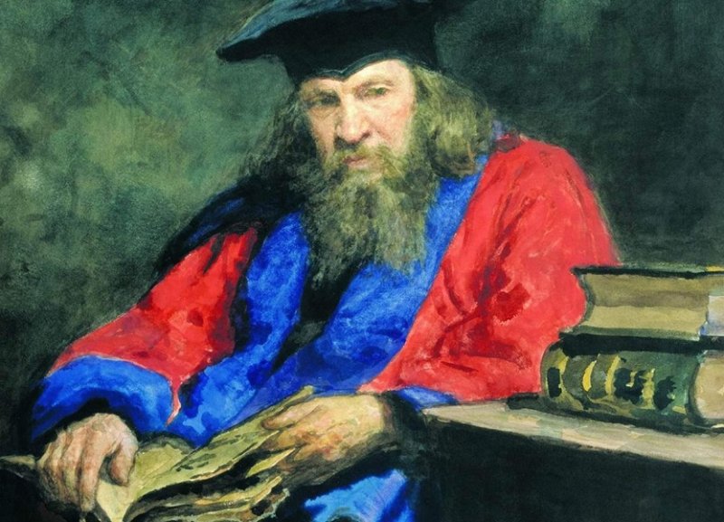 Менделеев на портрете И. Репина, 1885 г.