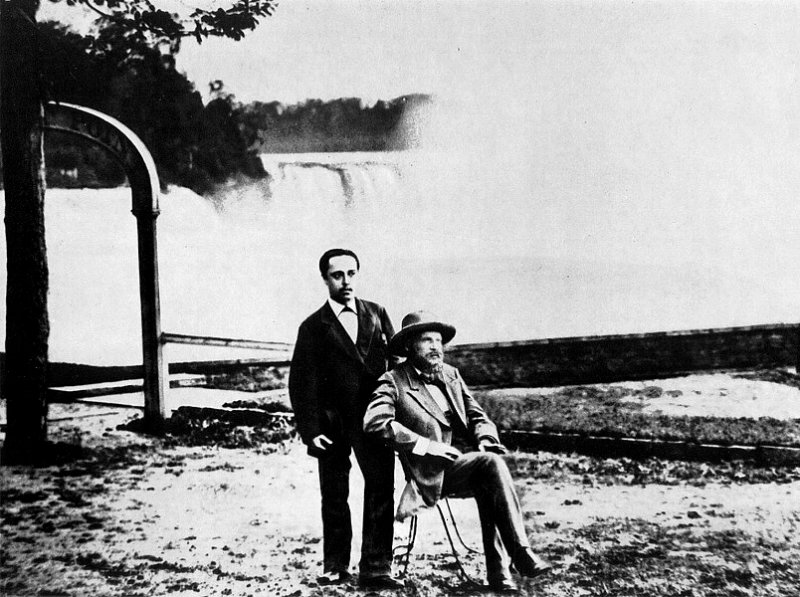 Менделеев у Ниагары в 1876 г.