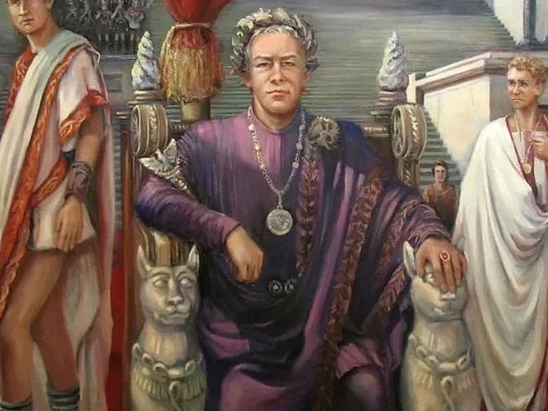Император Диоклетиан, современный рисунок