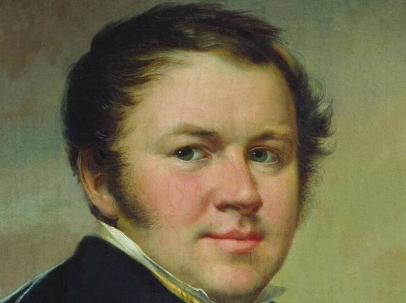 Василий Тропинин. Автопортрет 1806 г. 