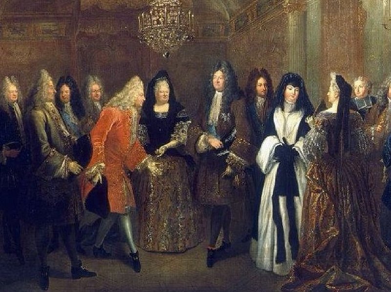 Французская аристократия. Картина XVIII в.