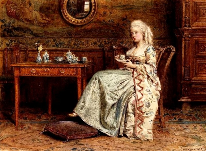 Портрет аристократки XVIII в.