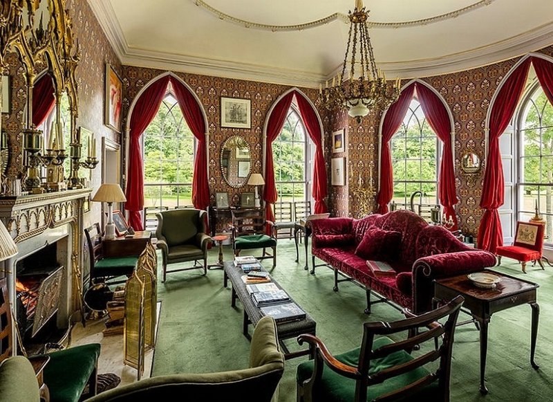 Интерьер аристократической усадьбы в Ирландии