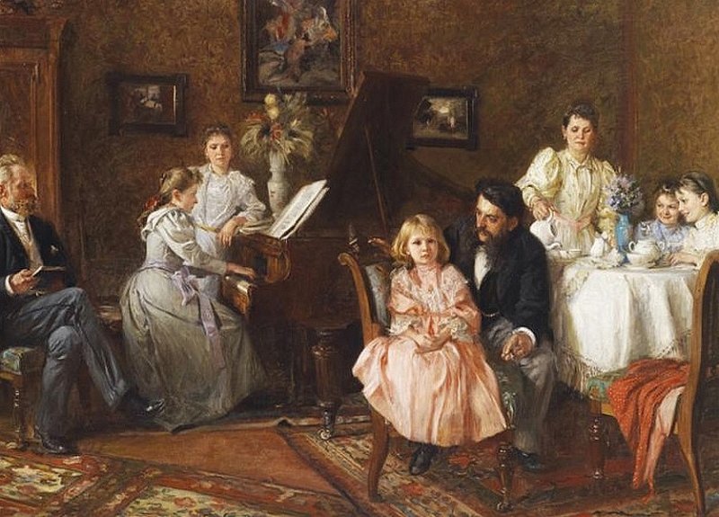 Русское аристократическое семейство начала XX в.