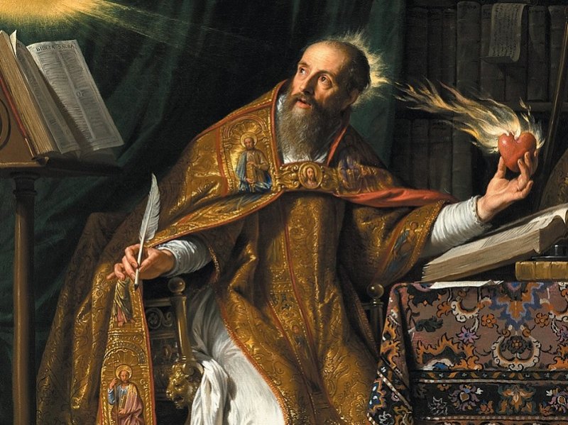 Св. Августин на картине 1645 г.