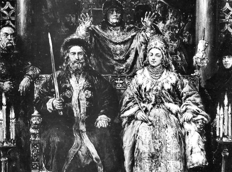 Свадьба Святополка и польской княжны. Картина 1892 г.