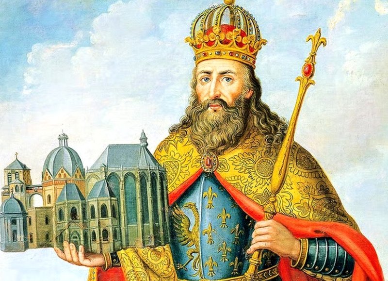 Карл Великий, основатель династии Каролингов