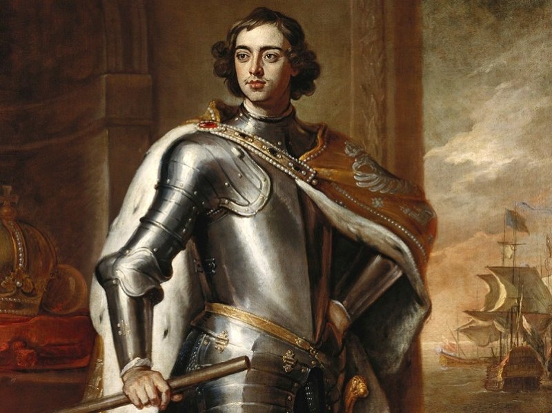 Портрет 26-летнего Петра I, 1698 г.