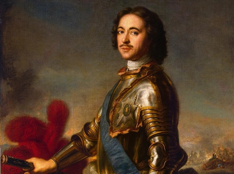 Петр I на портрете 1717 г.