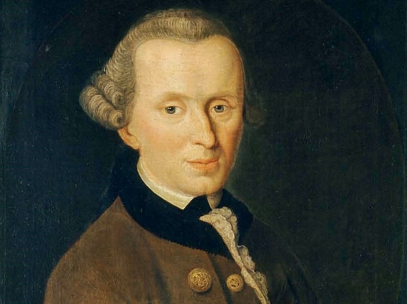 Философ-космополит Иммануил Кант. Портрет 1768 г.