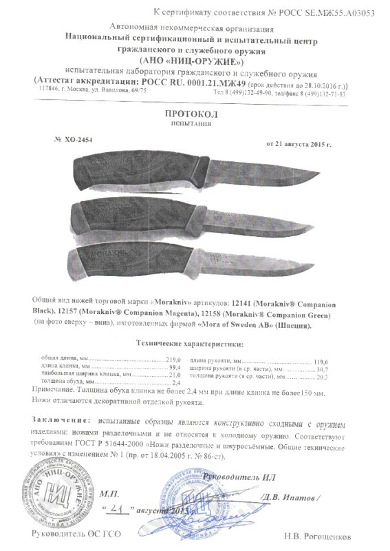 Ножи нескладные Mora 12141 (Morakniv Companion Black), 12157 (Morakniv Companion Magenta), 12158 (Morakniv Companion Green)