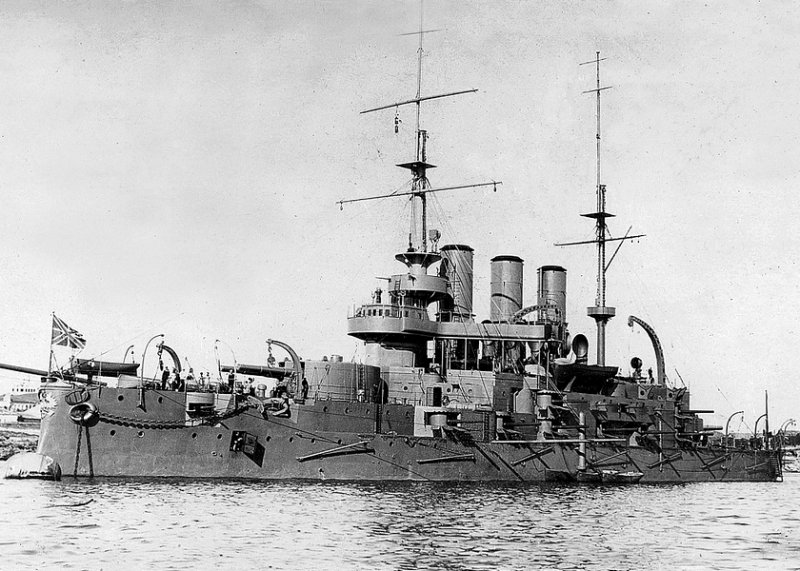 Броненосец «Пантелеймон» в 1910 г.